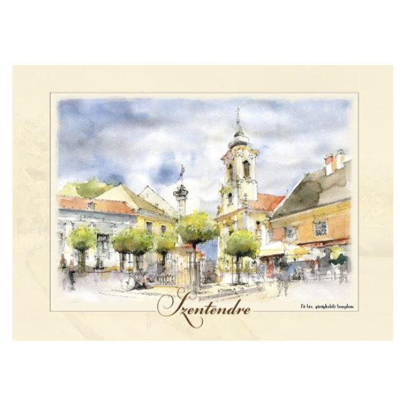 CZW.rp15x21-SZE03 Reprodukció 15x21cm, Szentendre