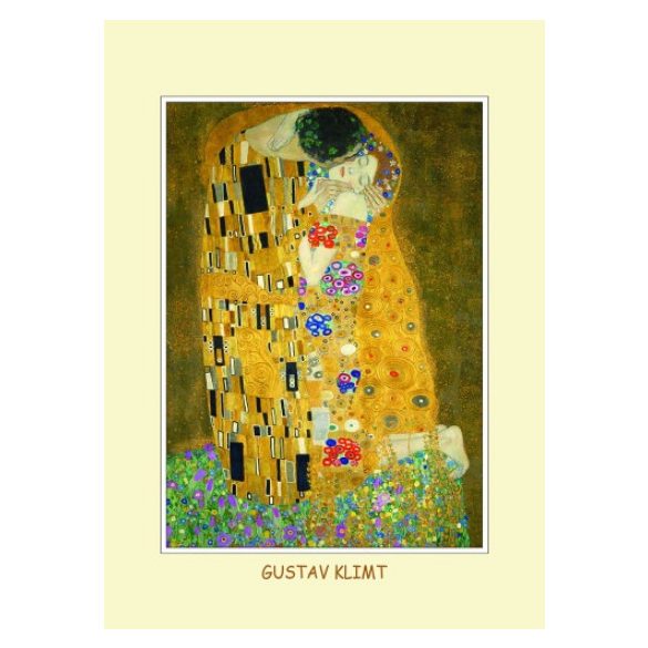 CZW.rpKL15x21-02 Reprodukció 15x21cm, Klimt: The Kiss