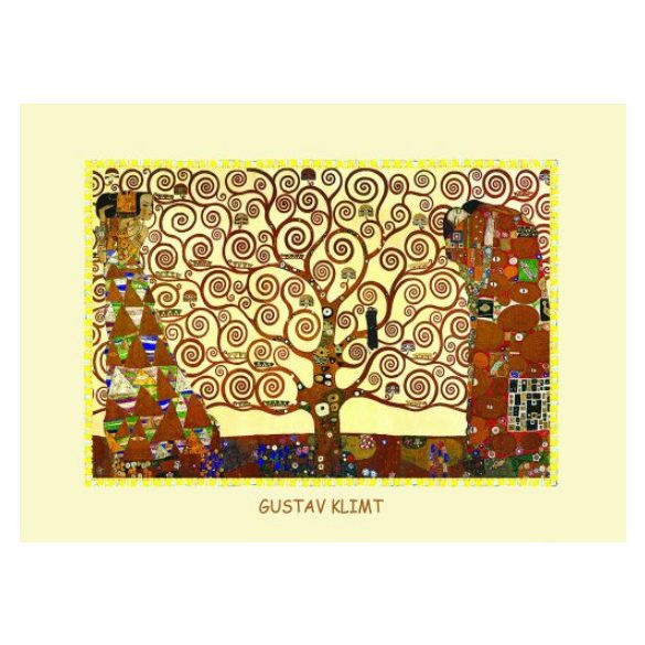 CZW.rpKL15x21-03 Reprodukció 15x21cm, Klimt: Életfa