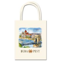   CZW.vsztásk-BU01 Vászontáska 41x38cm, 100% pamut, Budapest