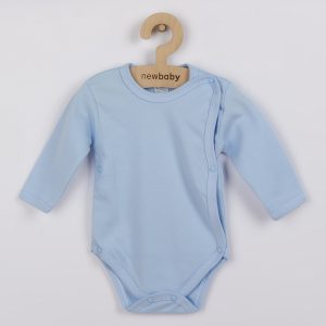 Csecsemő teljes hosszba patentos body New Baby Classic kék