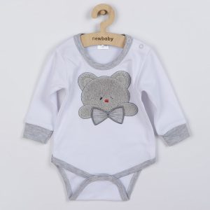 Luxus baba hosszú ujjú body New Baby Honey Bear 3D