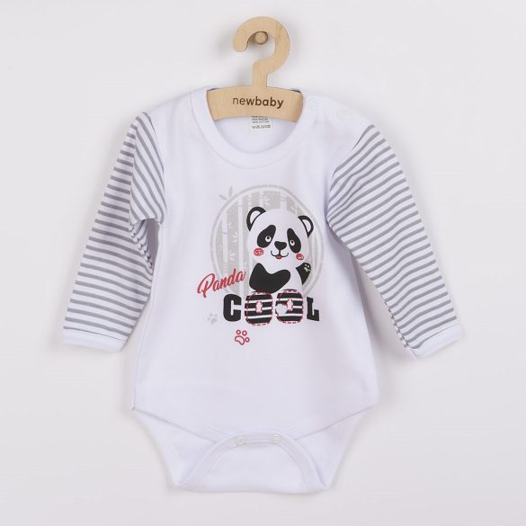 Baba hosszú ujjú body New Baby Panda