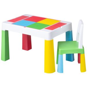 Gyerek szett asztalka székkel Multifun multicolor