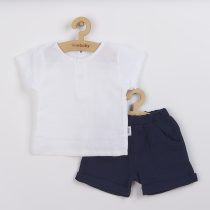   Baba muszlin együttes New Baby Summer Nature Collection sötét kék