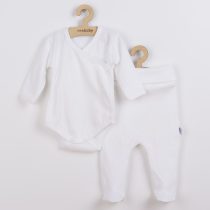 2-részes baba együttes New Baby Practical fehér fiú