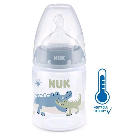 Baba cumisüveg NUK First Choice Temperature Control 150 ml blue