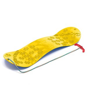 Gyermek hócsúszka Baby Mix SNOWBOARD 72 cm sárga