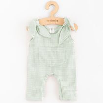  Baba muszlin kantáros nadrág New Baby Comfort clothes zsálya színű