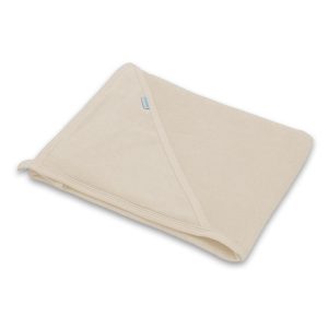 Gyermek frottír törölköző kapucnival New Baby Comfortably 100x100 cm beige