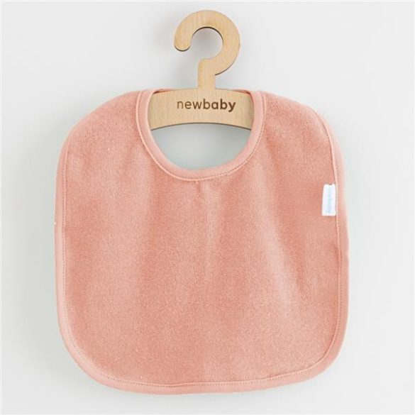 Gyermek frottír előke New Baby Comfortably pink