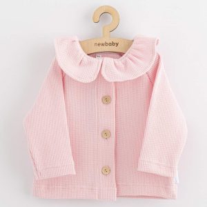 Baba kabátka gombokkal  New Baby Luxury Laura clothing rózsaszín