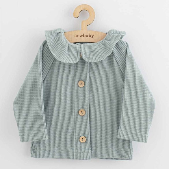 Baba kabátka gombokkal  New Baby Laura Luxury clothing szürke