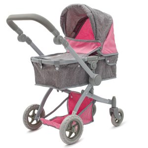 Babakocsi babáknak 2v1  Baby Mix pink-grey