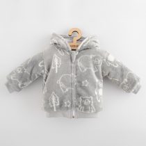   Baba bélelt Wellsoft téli kapucnis pulóver New Baby Winter times