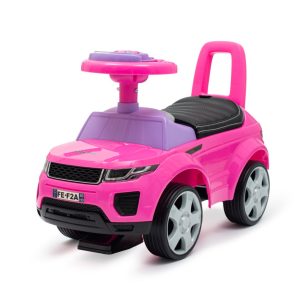 Baby Mix Prime SUV bébitaxi rózsaszín bőrből