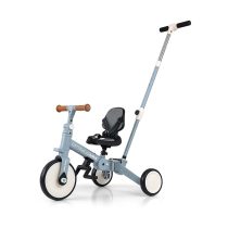   Gyerek háromkerekű bicikli 5az1-ben Milly Mally Optimus Max tolókarral denim